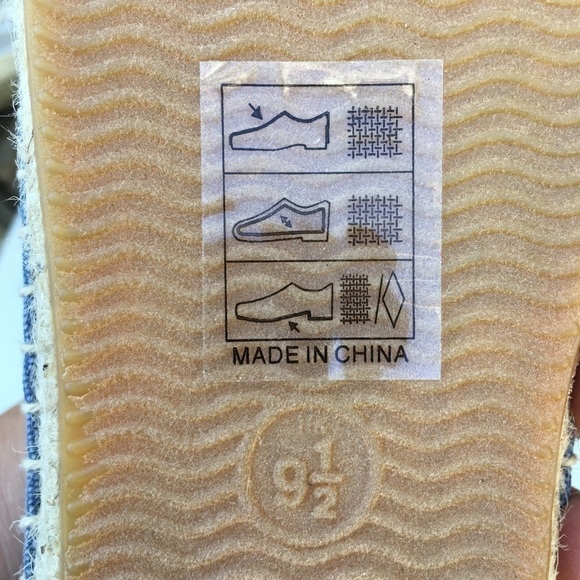 NEW SOLUDOS Chambray Espadrille Slip On Size 11 - Picture 7 of 8